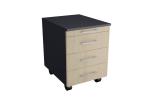 Container under desk with 3 drawers + DFP