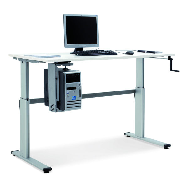 Height-adjustable computer desk Move