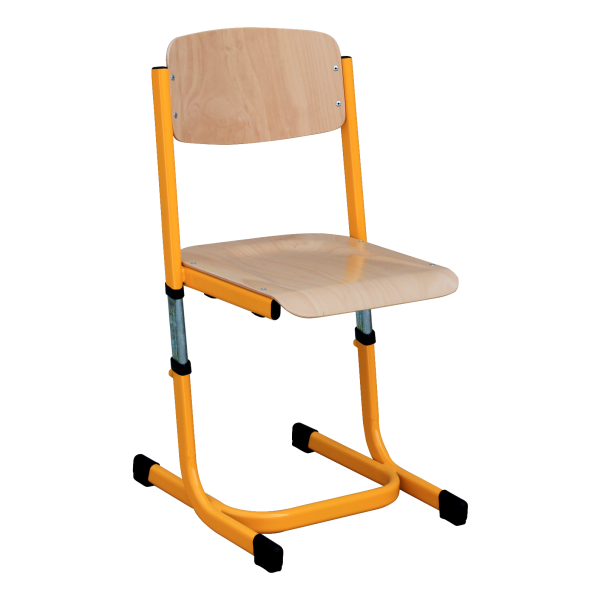 Height-adjustable school chair Lava