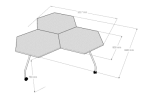 Desk Hexagon