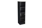 Cabinet medium high 4R glass door narrow