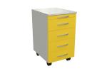 Container under desk with 4 drawers + DFP