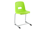 Chair Sigma with plastic seat, cantilever