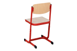 School chair Saxana Wood height-adjustable