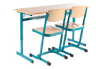 School chair Saxana Wood height-adjustable