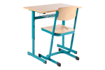 School chair Saxana Wood height-adjustable