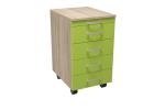 Container under desk with 4 drawers + DFP