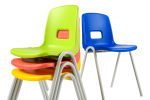 Chair Sigma with plastic seat