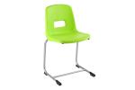 Chair Sigma with plastic seat, cantilever
