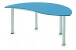 Island desk semicircular