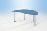 Island desk semicircular