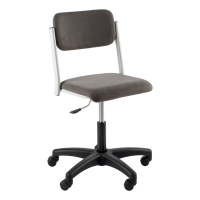 Height-adjustable school chair Sokrates on wheels, upholstered