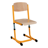 Height-adjustable school chair Lava