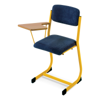 Chair Sokrates upholstered with telescopic desk