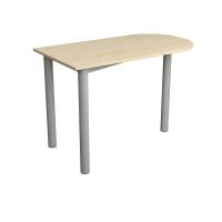 Supplementary desk - rectangle with semicircle