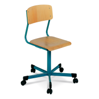 School chair Classic on wheels