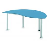 Island desk semicircular