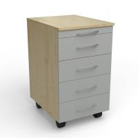 Container under desk with 4 drawers + DFP