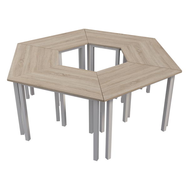 Desk Herkules trapezoidal, compact