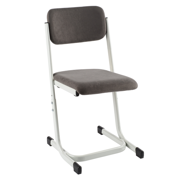 School chair Saxana Wood height-adjustable upholstered